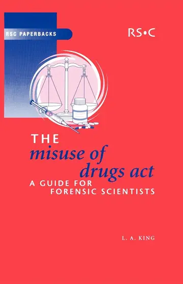 Cover of The Misuse of Drugs Act