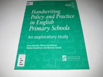 Cover of Handwriting Policy and Practice in English Primary Schools