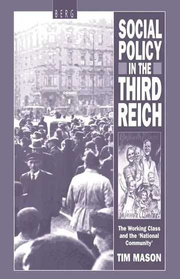 Cover of Social Policy in the Third Reich