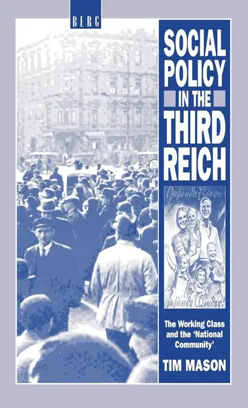 Cover of Social Policy in the Third Reich