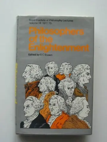 Cover of Philosophers of the Enlightenment