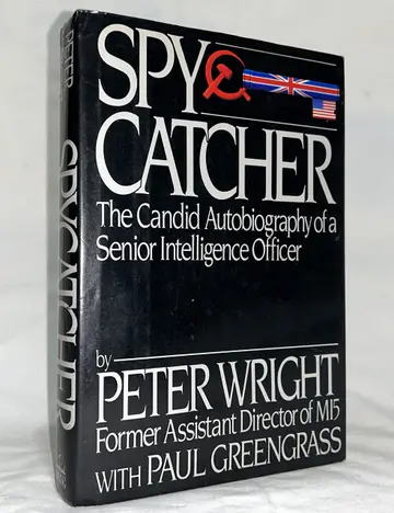 Cover of Spycatcher Candid Autobiography Senior Intelligence Officer