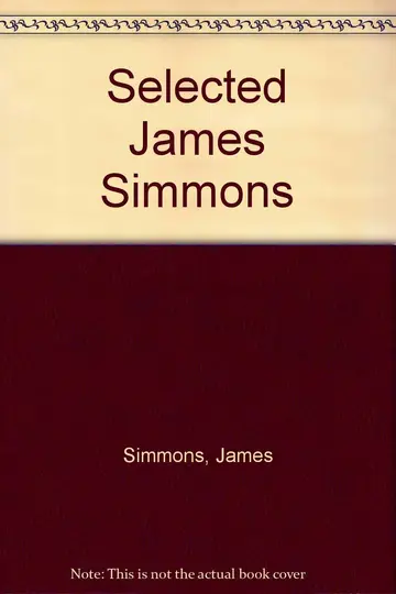 Cover of Selected James Simmons