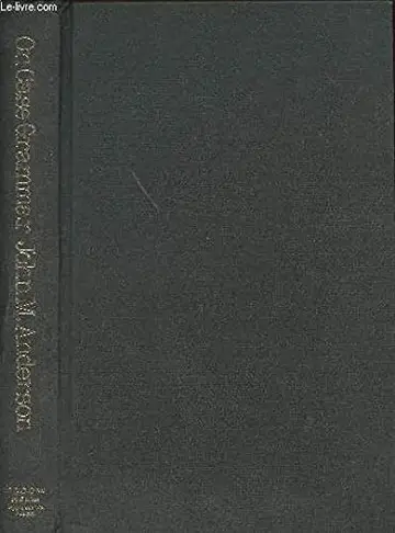 Cover of On Case Grammar