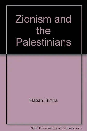 Cover of Zionism and the Palestinians