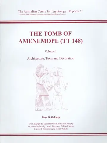 Cover of The Tomb of Amenemope Tt 148