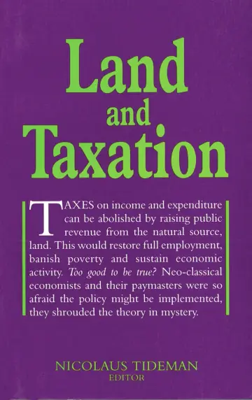 Cover of Land and Taxation