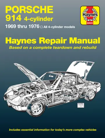 Cover of Porsche 914 4-cylinder (1969-1976) Haynes Repair Manual (USA)