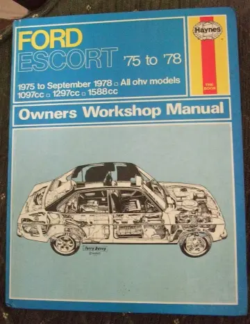 Cover of Ford Escort '75 Owner's Workshop Manual
