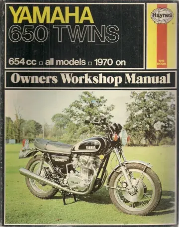 Cover of Yamaha 650 Twin Owners Workshop Manual