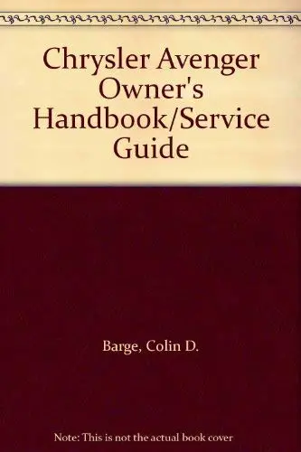 Cover of Chrysler Avenger Owner's Handbook/Service Guide