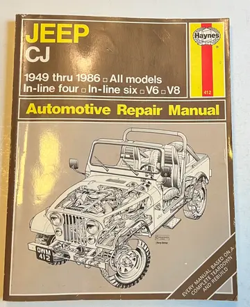 Cover of Jeep Cj Automotive Repair Manual, 1949-1986