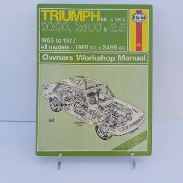 Cover of Triumph 2000, 2500 and 2.5 PI Mk.I and Mk.II Owner's Workshop Manual