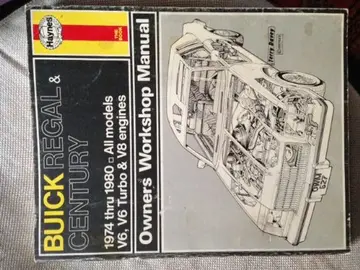 Cover of Buick Regal and Century Owner's Workshop Manual