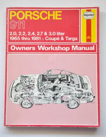 Cover of Porsche 911, 1965-81 Coupe and Targa Owner's Workshop Manual