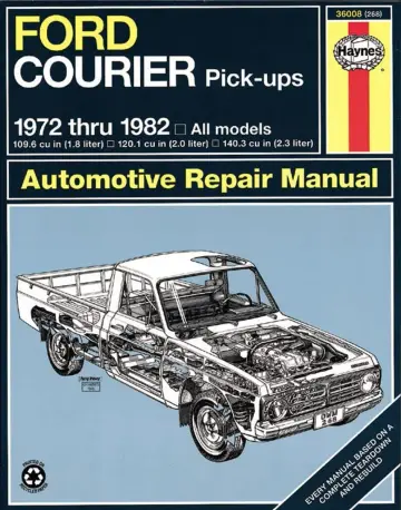 Cover of Ford Courier Pick-Ups 1972 thru 1982