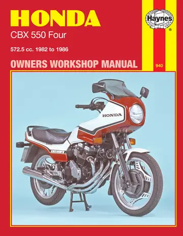 Cover of Honda CBX550 Fours, '82-'86