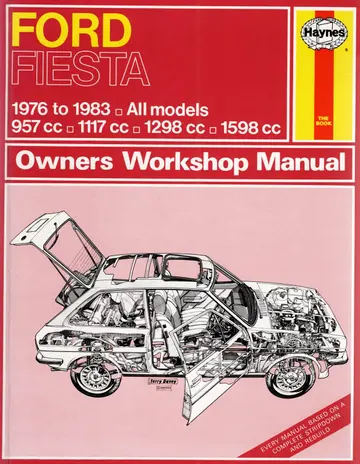 Cover of Ford Fiesta 1977 thru 1980