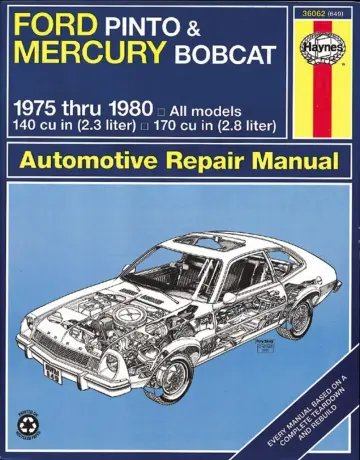 Cover of Haynes Ford Pinto and (Mercury Bobcat) Manual No. 649