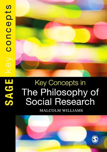Cover of Key Concepts in the Philosophy of Social Research