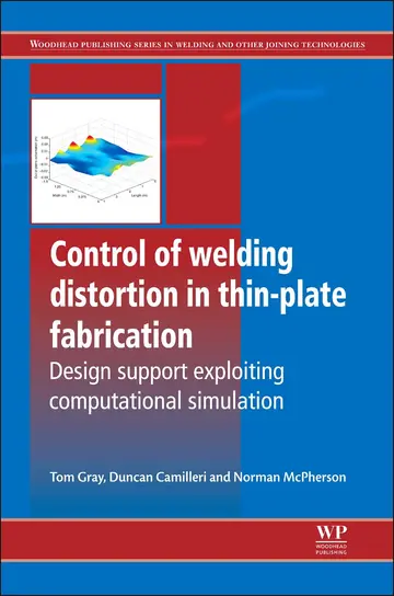 Cover of Control of Welding Distortion in Thin-Plate Fabrication
