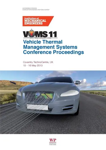 Cover of Vehicle Thermal Management Systems Conference Proceedings