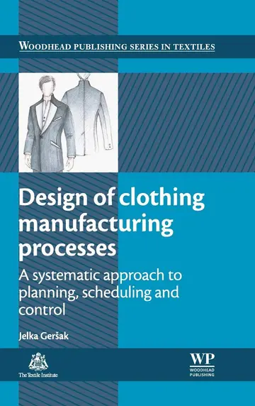 Cover of Design of Clothing Manufacturing Processes