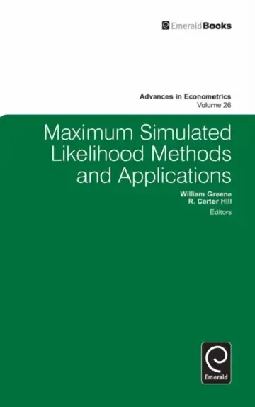 Cover of Maximum Simulated Likelihood Methods and Applications
