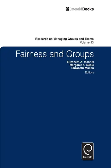 Cover of Fairness and Groups