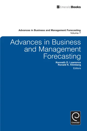 Cover of Advances in Business and Management Forecasting (7)
