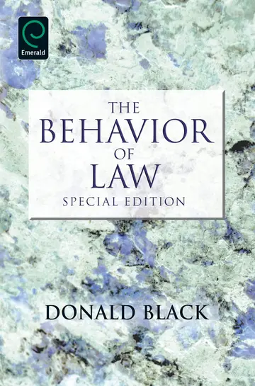 Cover of Behavior of Law