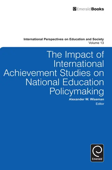 Cover of The Impact of International Achievement Studies on National Education Policymaking (13)