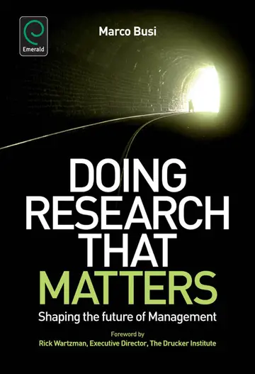 Cover of Doing Research That Matters