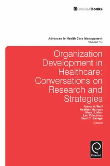 Cover of Organization Development in Healthcare