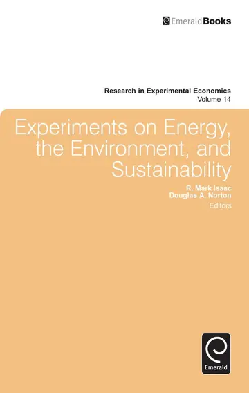 Cover of Experiments on Energy, the Environment, and Sustainability