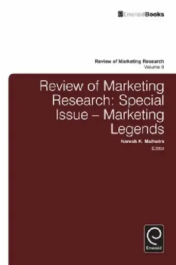 Cover of Review of Marketing Research