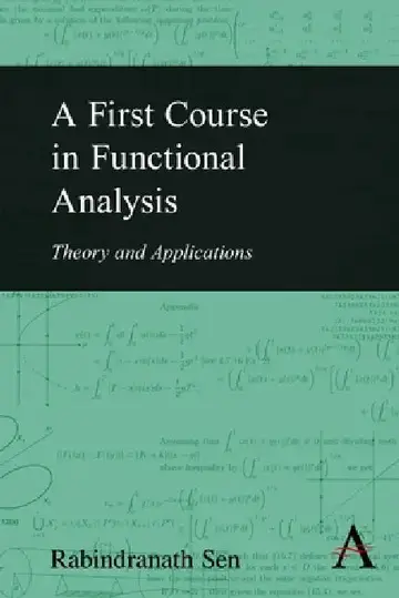 Cover of A First Course in Functional Analysis