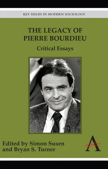 Cover of The Legacy of Pierre Bourdieu