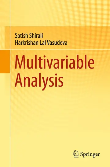 Cover of Multivariable Analysis
