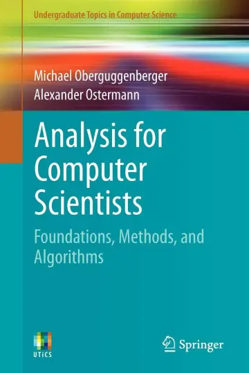 Cover of Analysis for Computer Scientists