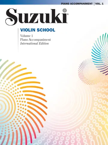 Cover of Suzuki Violin School V01 Piano Acc