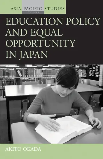 Cover of Education Policy and Equal Opportunity in Japan