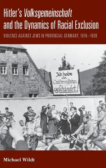 Cover of Hitler's Volksgemeinschaft and the Dynamics of Racial Exclusion