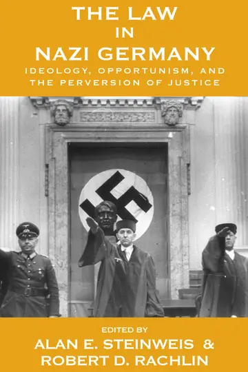 Cover of The Law in Nazi Germany
