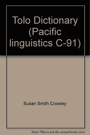 Cover of Tolo Dictionary