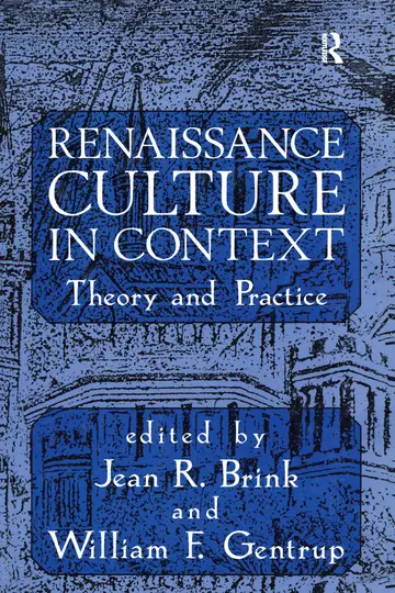 Cover of Renaissance Culture in Context