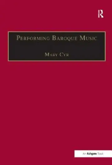 Cover of Performing Baroque Music