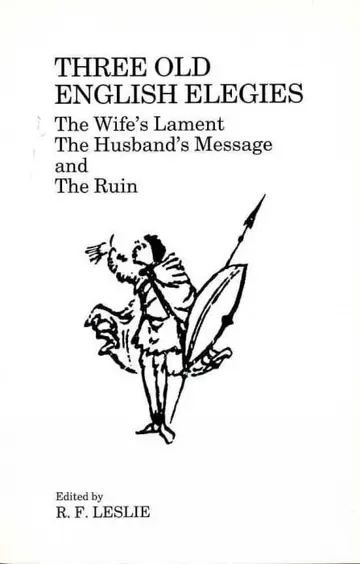 Cover of Three Old English Elegies