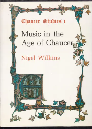 Cover of Music in the Age of Chaucer
