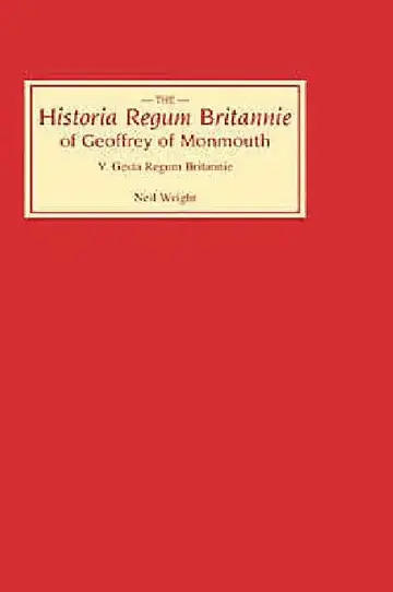 Cover of Historia Regum Britannie of Geoffrey of Monmouth V